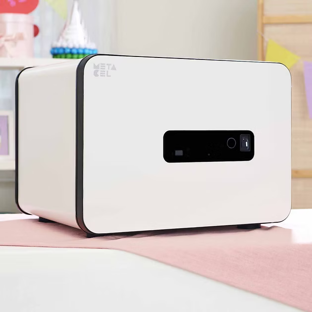 METACEL Fire Resistant Safe MC-020PR - IVORY - Digital Lock / Fingerprint Sensor